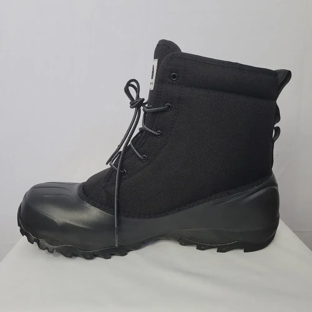 The North Face Tsumoru Lace Up Snow Boots men's size 10.5 Black Waterproof